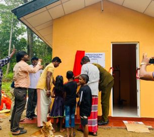 opening ceremony of the installation of the RO water purification system installation