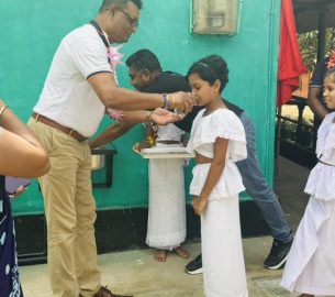 Meegalawa Primary School RO water purification system opening ceremony